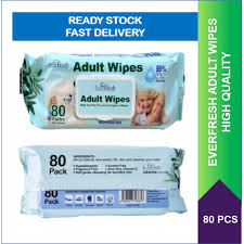 Everfresh Adult Wipes 80s/pkt