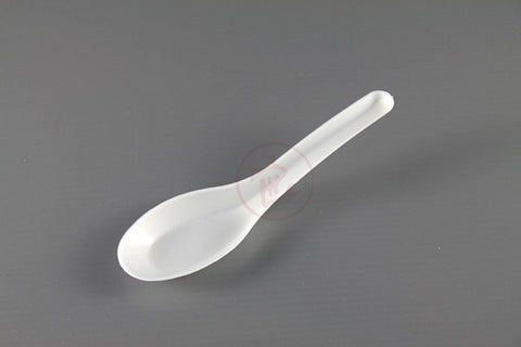 Plastic Spoon - Standard Chinese Spoon (100pcs/pkt)