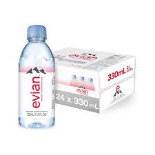 EVIAN MINERAL WATER 330ML 24'S