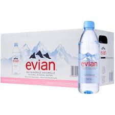 EVIAN MINERAL WATER 500ML 24'S