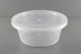 1200 Round Plastic Container 1200 (50pcs with cover)