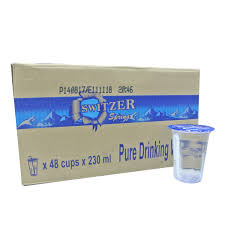 SWITZER DRINKING WATER 230ML CUP 48'S