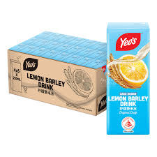 YEOS LEMON BARLEY PACKET 1ctn*24pkt*250ml