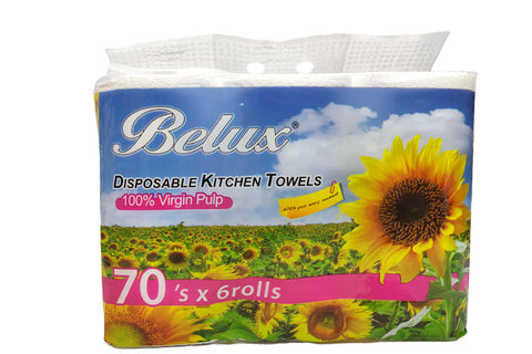 BELUX KITCHENTOWEL | 1PACKET*6ROLLS*70S