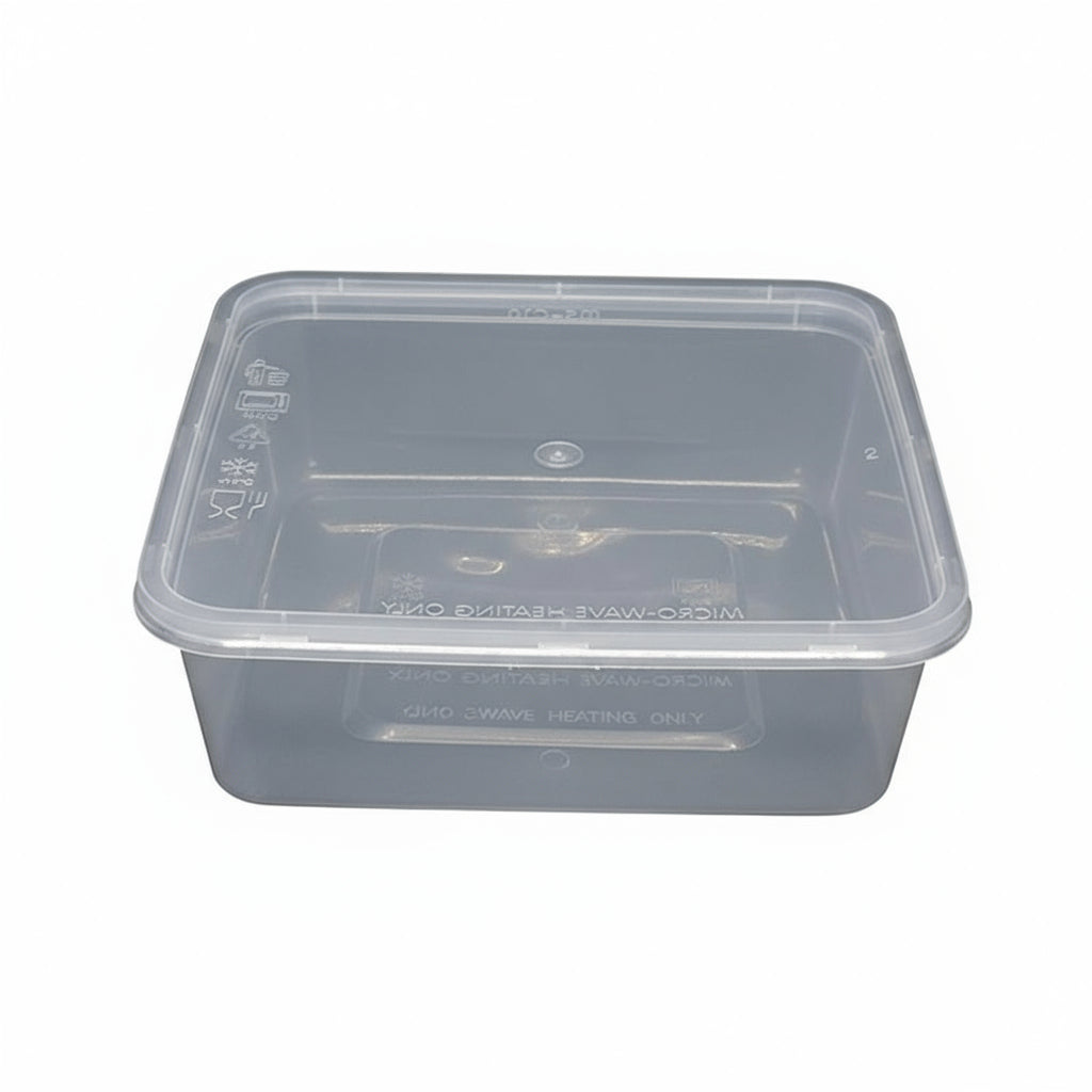 SQ1 Square Container with cover (50pcs/set) – Mr Wholesale