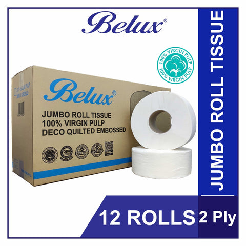 Belux Jumbo Toilet Roll 130m (Pure Pulp)