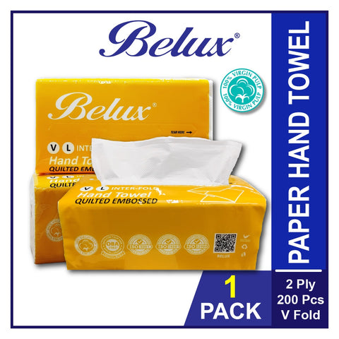 Belux QE Inter L Fold / V Fold / Interfold Paper Hand Towel Tissue 2 PLY Full Pack